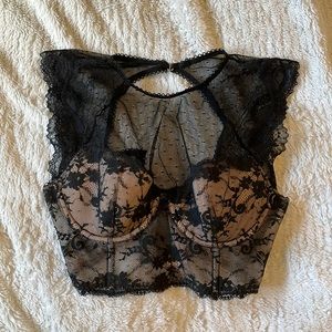 BNWT Victoria's Secret Dream Angels Lined Demi Bralette 34C